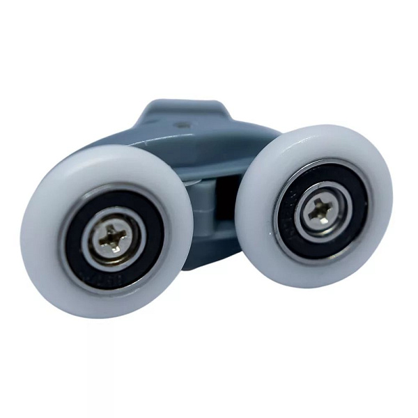 Görgő zuhanykabinhoz, dupla, szürke, 22-23 mm, 2db/cs.